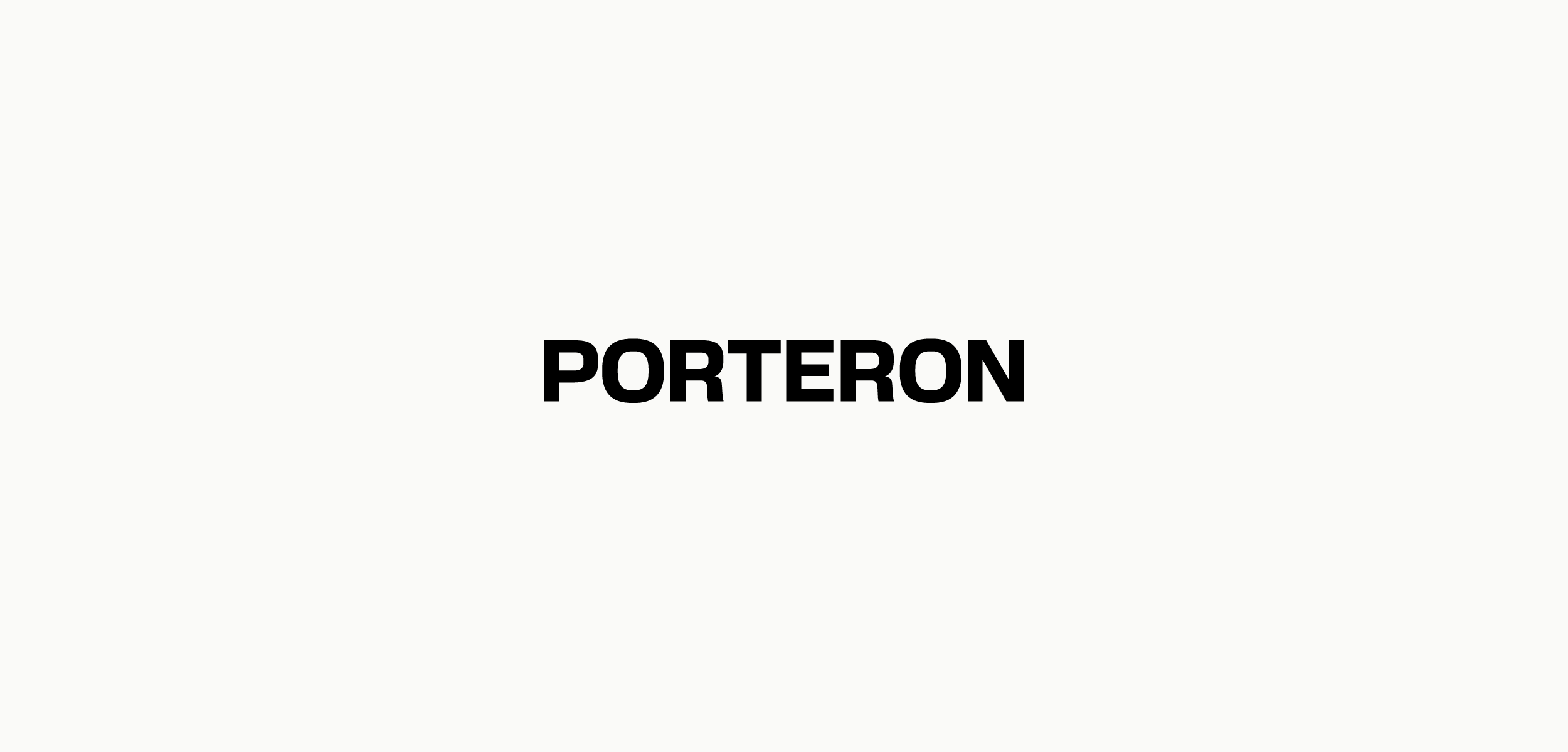 Porteron typeface