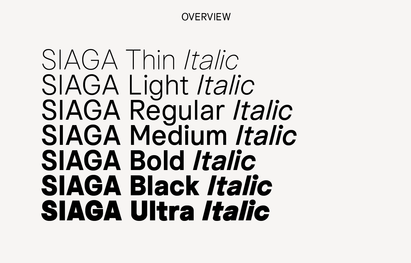 Siaga Typeface Collection 2